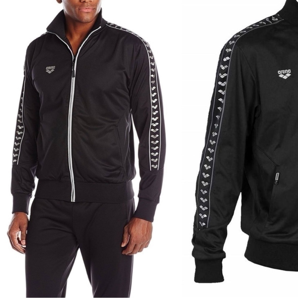Arena Black Throttle Warm Up Jacket